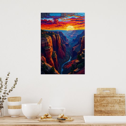 Grand Canyon Landscape Poster (Küche)