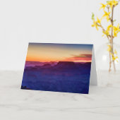 Grand Canyon leere Grußkarten Karte (Gelbe Blume)