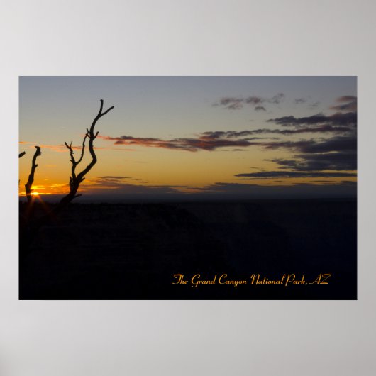 Grand Canyon Magical Sunset Poster (Vorne)