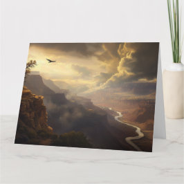 Grand Canyon Majesty: Glücklicher Vater-Tag Karte