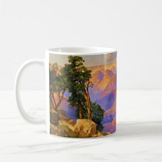 Grand Canyon mit Regenbogen Kaffeetasse (Links)