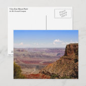 Grand Canyon Moran Point Postcard Postkarte (Vorne/Hinten)