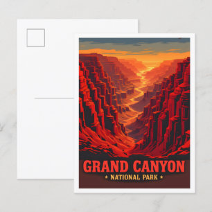 Grand Canyon National Park Arizona Reise Postkarte