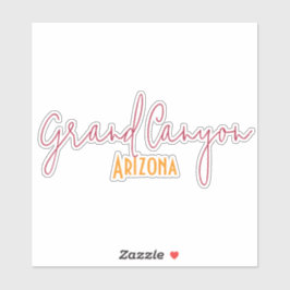 Grand Canyon National Park Arizona Souvenir Aufkleber