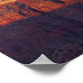 Grand Canyon National Park, Arizona, USA. Poster (Ecke)