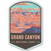 Grand Canyon National Park Aufkleber (Vorderseite)