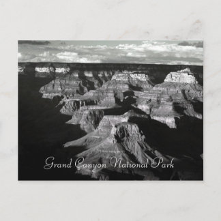 Grand Canyon National Park Black and White Post Postkarte