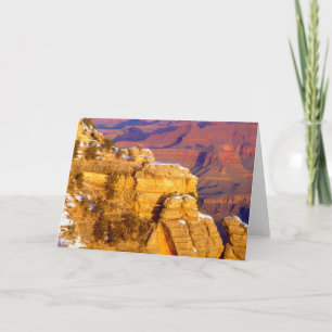 Grand Canyon National Park im Winter Karte