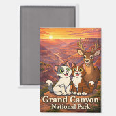 Grand Canyon National Park Magnet (Vorderseite/Rückseite)