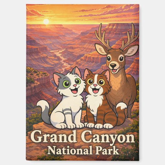 Grand Canyon National Park Magnet (Vorderseite)