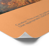 Grand Canyon National Park Map Poster (Ecke)