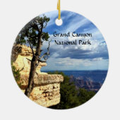 Grand Canyon National Park North Rim Keramik Ornament (Hinten)