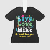 GRAND CANYON NATIONAL PARK RETRO 60er 70er HIKA Ornament (Rückseite)