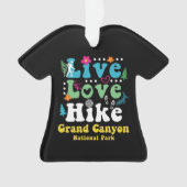 GRAND CANYON NATIONAL PARK RETRO 60er 70er HIKA Ornament (Vorderseite)