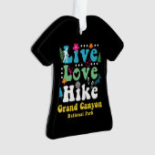 GRAND CANYON NATIONAL PARK RETRO 60er 70er HIKA Ornament (Vorderseite)