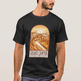 Grand Canyon National Park Skyline Silhouette Umri T-Shirt