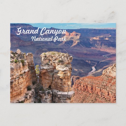 Grand Canyon National Park South Rim Postkarte (Vorderseite)
