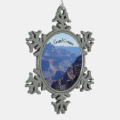 Grand Canyon National Park, South Rim Schneeflocken Zinn-Ornament (Links)
