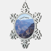 Grand Canyon National Park, South Rim Schneeflocken Zinn-Ornament (Rechts)