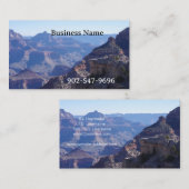 Grand Canyon National Park, South Rim Visitenkarte (Vorne/Hinten)