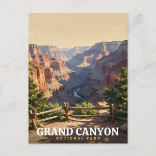 Grand Canyon National Park Szene Postkarte