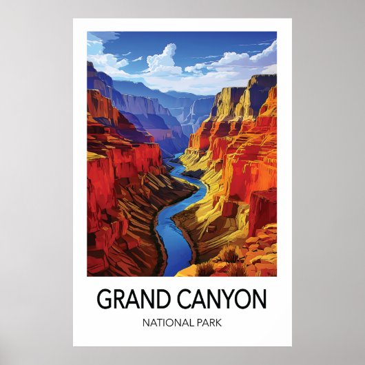 Grand Canyon National Park Travel Poster (Vorne)
