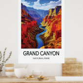 Grand Canyon National Park Travel Poster (Küche)
