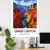 Grand Canyon National Park Travel Poster (Heimbüro)
