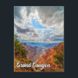 Grand Canyon National Park, Vereinigte Staaten Postkarte<br><div class="desc">Diese landschaftliche Postkarte zeigt ein Foto des weltberühmten Grand Canyon Nationalparks. Bitte ändern Sie alle verfügbaren Optionen nach Belieben.</div>