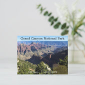 Grand Canyon Nationalpark 100 Jahre Postkarte (Stehend Vorderseite)