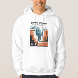 Grand Canyon Nationalpark Abstrakt Illustration Hoodie