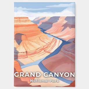 Grand Canyon Nationalpark Aquarell Reise Magnet