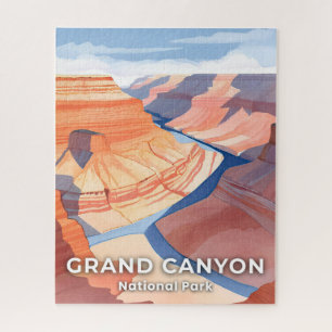 Grand Canyon Nationalpark Aquarell Reise Puzzle