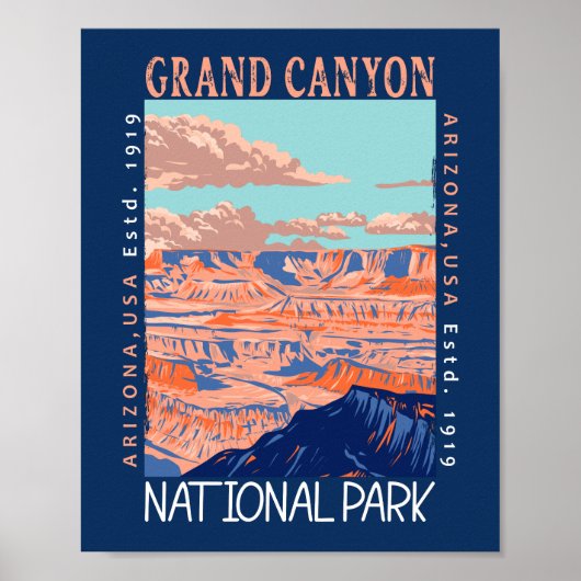 Grand Canyon Nationalpark Arizona Poster (Vorne)