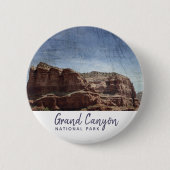 Grand Canyon Nationalpark Arizona Vintag Button (Vorderseite)