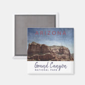 Grand Canyon Nationalpark Arizona Vintag Magnet (Vorderseite/Rückseite)