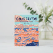 Grand Canyon Nationalpark Arizona Vintag Postkarte (Stehend Vorderseite)