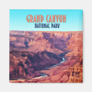 Grand Canyon Nationalpark Arizona Vintage Magnet