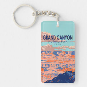 Grand Canyon Nationalpark Arizona Vintage Schlüsselanhänger