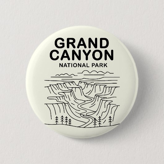Grand Canyon Nationalpark Art Button (Vorderseite)