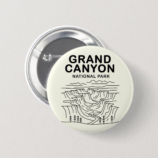 Grand Canyon Nationalpark Art Button (Vorne & Hinten)