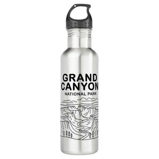 Grand Canyon Nationalpark Art Edelstahlflasche (Vorderseite)