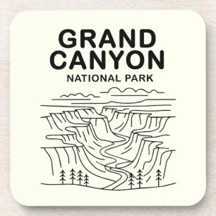Grand Canyon Nationalpark Art Getränkeuntersetzer