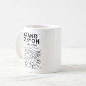 Grand Canyon Nationalpark Art Kaffeetasse (Vorderseite Links)