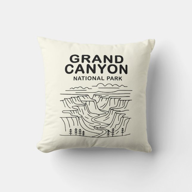 Grand Canyon Nationalpark Art Kissen (Vorderseite)