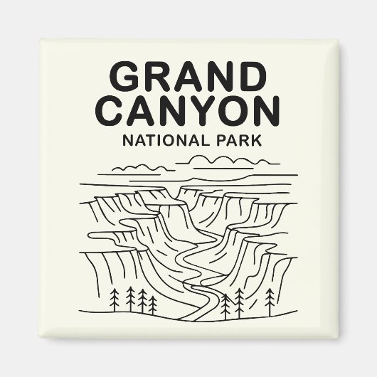 Grand Canyon Nationalpark Art Magnet (Vorne)