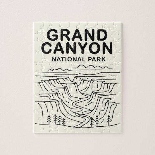 Grand Canyon Nationalpark Art Puzzle (Vertikal)