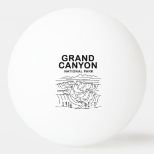 Grand Canyon Nationalpark Art Tischtennisball