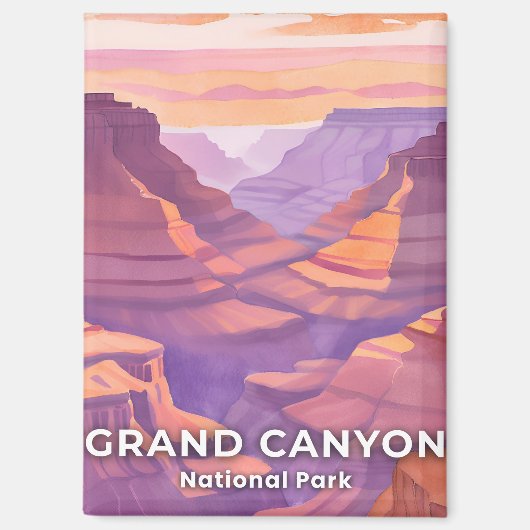 Grand Canyon Nationalpark California Magnet (Vorderseite)