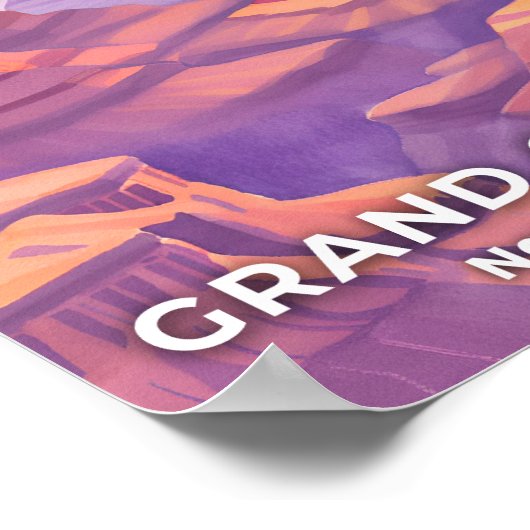 Grand Canyon Nationalpark California Poster (Ecke)